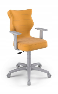 Duo Gray Velvet 35 mládežnícke kreslo Veľkosť 5
