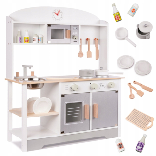 Drevená kuchyňa pre deti MDF Modern+Accessories