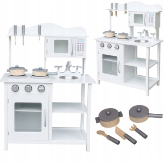 Drevená kuchyňa MDF Pan Catlery Pot 85 cm