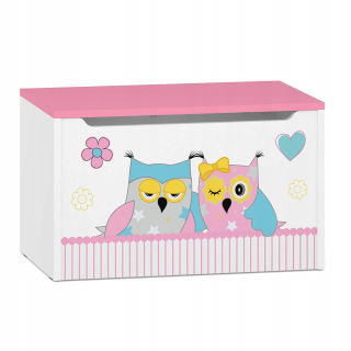 Rozprávkový kmeň pre dievčatá TB01 Owls Pink Motif