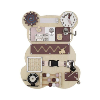 KX5372 Manipulatívna doska Sensory Brown Bear
