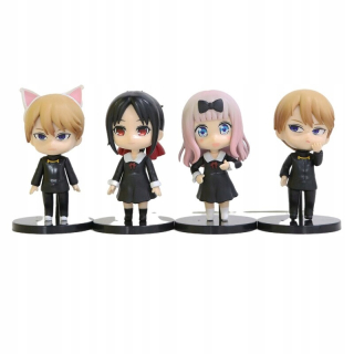 Kaguya-sama: Láska je vojnové anime figúrky 4ks