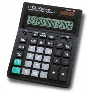 Kalkulačka Citizen SDC-664S 16-Digit 199x153 mm C