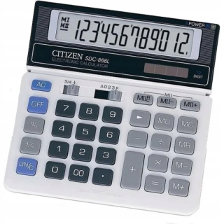 Citizen SDC-868 Kalkulačka