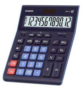 GR-12 BU CASIO CASIO CASIO Kalkulačka