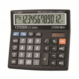 Citizen CT-555N kalkulačka čierna
