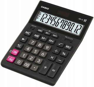 Kalkulačka kancelárie Casio GR-12 Veľká displej