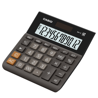 Kalkulačka kancelárie Casio MH-12BK-S LCD displej