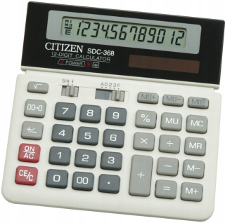 Kalkulačka kancelárie Citizen SDC-368 12 číslic