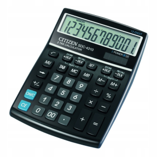 Kalkulačka kancelárie Citizen SDC-4310, 2xtax, marža