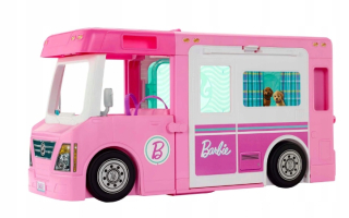 Karavan pre bábiky Barbie barbi pink Matell