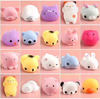 Kawaii Mochi Squishy Pack Mini Animal Antistreresowa