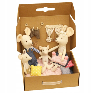 Kawaii plyšová mouse Doll Mouse Scdle Animals Doll Plush