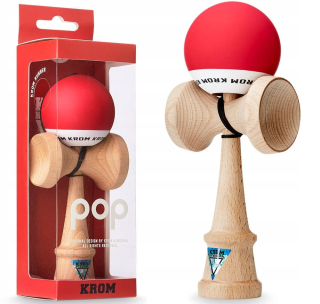 Kendama Krom Pop Red, červená