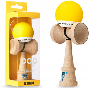 Kendama Krom Pop žltá, žltá