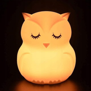 Deti farebná nočná pilulka, dotykové ľahké tabletka, USB 9