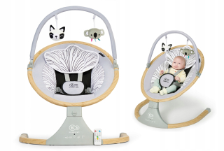 Kinderkraft Deckchair Rocking Lumi 2in1 Drevené nové