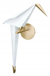 Nástenná lampa Loro Wall ľavé zlato - LED
