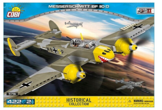 Bloky 422 prvkov Messerschmitt BF 110D