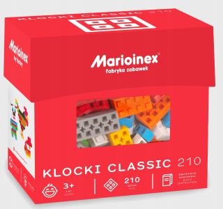 Klasické flexibilné bloky Marioinex 210 EL. oblátky
