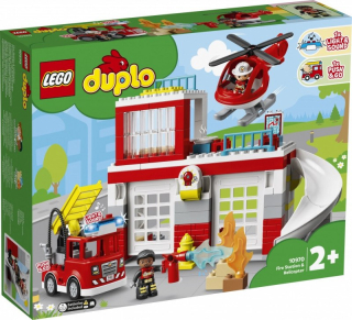 DUPLO 10970 Blokuje hasičskú stanicu a vrtuľník