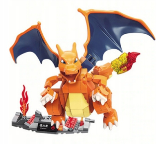Pokamon go charizard figuríny
