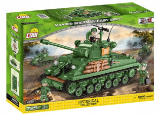 HC bloky druhej svetovej vojny M4A3E8 Sherman Easy osem 745 eleeme