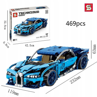 Ke ni Saige blokuje model Kro Sports Car Model