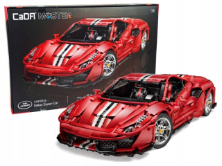 Stavebné bloky Sports Auto Czerwone Cada