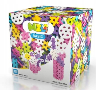 Kreatívne bloky Meli Constructor Pink 400+ Wianek