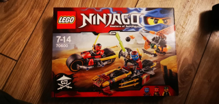 Lego Ninjago prenasledovanie motocykla 70600