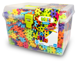 Meli Basic Blocks Cestoval Box 1000 Elements Karit 3+
