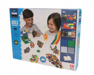Plus Plus Mini Basic Neon Super Set 1200 EL Blocks