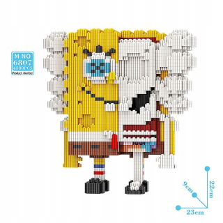 SpongeBob blokuje mikropartikulárne hračky kompati