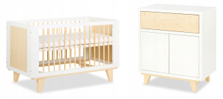 Klupś-Hen Lydia set postele postele 120x60 borovicová bia