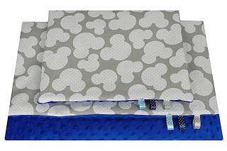 Prikrývka Minky 100x135 + vankúš predškoláka