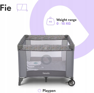 Lionelo Scandi 100x100 cm playpen (popis!)