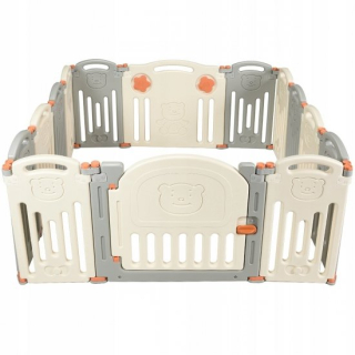 Modulárne playpen pre deti s bránou