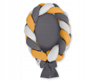 Baby Cocoon 2 in 1 - Gray -musztardow