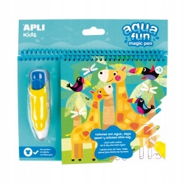 Voda sfarbenie knihy Appl Kids Jungle Animals
