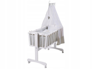 ROBA & SOWA Biała Crumbs Cradle
