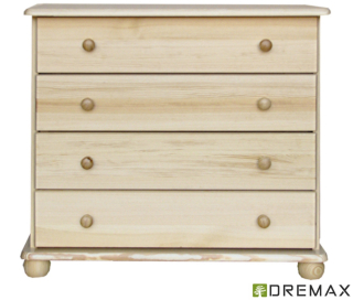 Komoda 25 z masívneho borovicového dreva 85x42x76 Prod