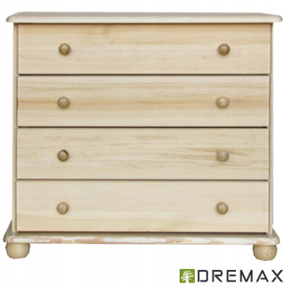 Zásuvky 46 vyrobené z masívneho borového dreva 105x42x76 Prod