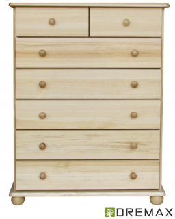 Zásuvky 50 vyrobené z pevného borovicového dreva 105x42x109 Pro
