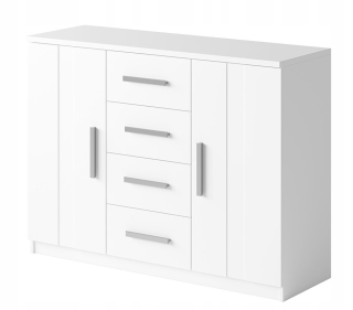 Bonita 2D4SZ 120 cm biela komoda