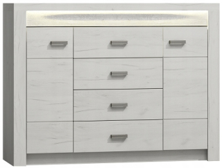 Indiana i7 hrudník so zásuvkami LED podsvietením