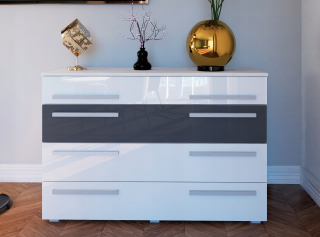 Katalánsko pán Dresser 120 cm široký - lesk