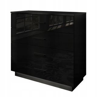 Cault Lina 95 Čierna rukoväť Čierny lesk LED