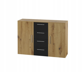 Vera Dąb Artisan/Czarny 22RCDH 26 HRUČ