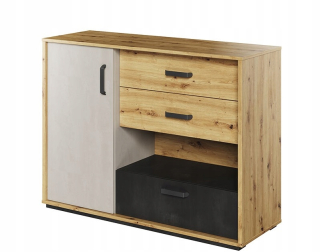 Malý komoda 120 cm s nábytkom na mládež v zásuvke